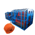 PP PE Nylon Plastic Rope   Cotton hemp paper gold plastic twisting rope machine